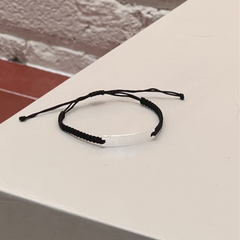 IAGO - pulsera personalizable medalla plata 30x7mm