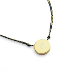 CHLOE - customizable gold medal necklace with cord
