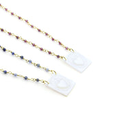 DETENTE NÁCAR DOR - Collar piedras naturales