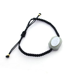 VIRGEN DEL CARMEN - pulsera piedra macramé