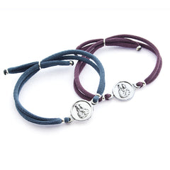 CARMELO scapular - 14mm silver medal bracelet with elastic