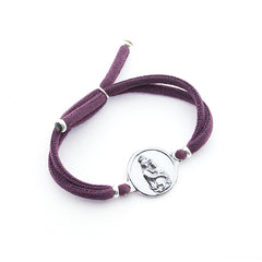 CARMELO scapular - customizable 18 mm silver medal bracelet with elastic