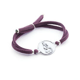 Escapulario CARMELO - pulsera medalla personalizable de plata 18 mm con elástico