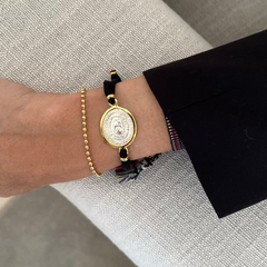 ESENCIAL - pulsera bolas doradas pequeñas