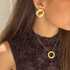 GAIA DOR - donut 30mm dorado