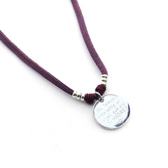 VIRGEN DE GUADALUPE - collar medalla plata 21mm