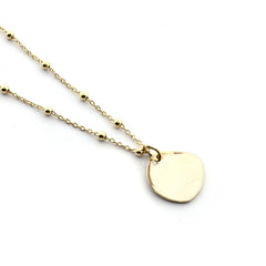 ESPÍRITU SANTO - collar dorado paloma 10mm