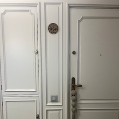 MEDALLÓN CRUZ DE SAN BENITO-Madera y fieltro