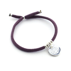 SAN JOSÉ DORMIDO ELÁSTICO - pulsera medalla personalizable plata 14mm elástico