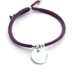 SAN JOSÉ DORMIDO ELÁSTICO - pulsera medalla personalizable plata 14mm elástico