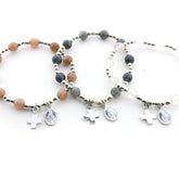 GLORIA - pulsera rosario decenario para NIÑA