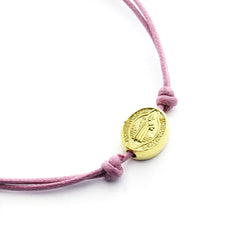 PACK of 5 Mini Golden Cross Bracelets