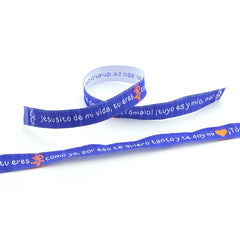 JESUSITO DE MI VIDA - Pulsera de tela CIELITO