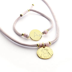 Conjunto CATALINA DOR - collar y pulsera