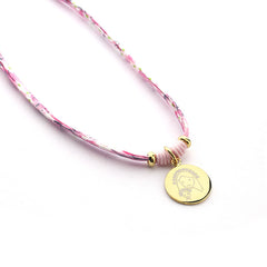 CIELITO G LIBERTY DOR - collar personalizable medalla dorada 15mm