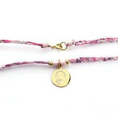 CIELITO G LIBERTY DOR - collar personalizable medalla dorada 15mm