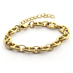 BELA - pulsera cadena dorada 16cm