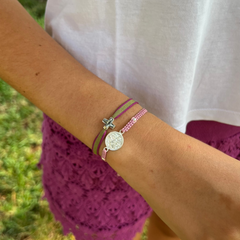 💦PLA - pulsera cruz personalizable plata 10mm