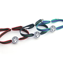 DETENTE COR BICO - pulsera medalla plata 12mm