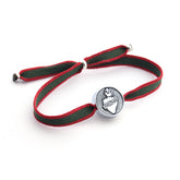 DETENTE COR BICO - pulsera medalla plata 12mm