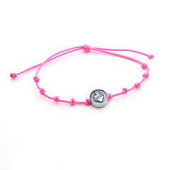 DETENTE COR MINI - pulsera medalla plata 9mm nuditos