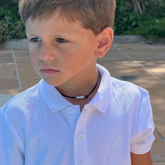 MAREA - collar pez plata 12mm