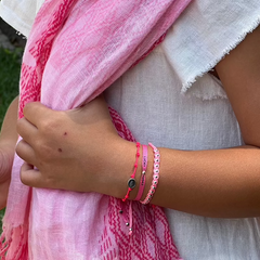 VIRGEN MILAGROSA nuditos - pulsera medalla plata mini