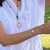 MALVA - collar plata