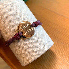 IBIS DOR - pulsera personalizable medalla dorada 17mm