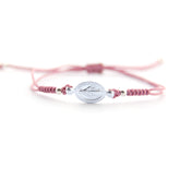 VIRGEN MILAGROSA - pulsera medalla plata 7x10mm