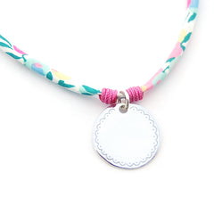 VIRGEN ONDITAS LIBERTY- collar medalla plata 21mm
