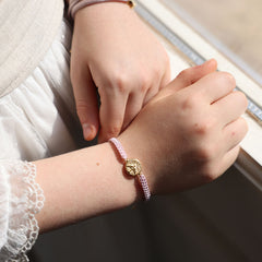 Espíritu Santo - pulsera medalla dorada 11mm
