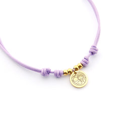VIRGEN RAMITAS DOR - Collar personalizable medalla acero 15mm