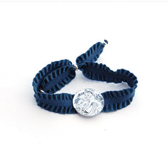 San Antonio de padua - pulsera medalla plata 18mm