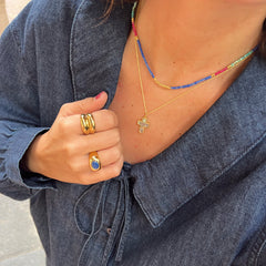 CRISOL - cross necklace 13x18mm