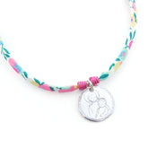 VIRGEN ONDITAS LIBERTY- collar medalla plata 21mm