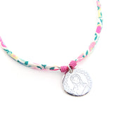 VIRGEN CHIQUITA LIBERTY- collar medalla plata 21mm