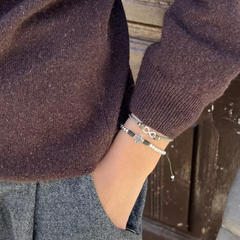 ZAS - pulsera cruz plata 10mm