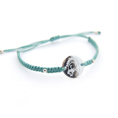 CIELITO D - customizable bracelet silver medal 15mm