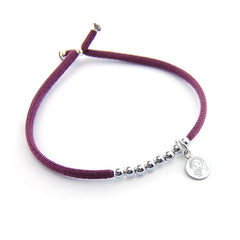CIELITO F - customizable bracelet with 8mm silver medal