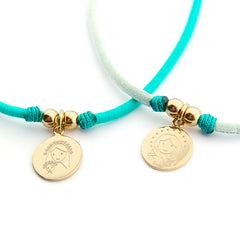 CIELITO G - customizable necklace silver medal 15mm