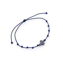 RIST - pulsera cruz piedra 10mm
