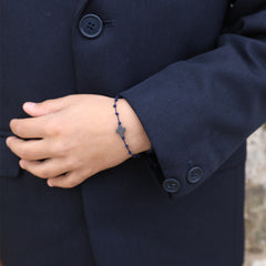 RIST - pulsera cruz piedra 10mm
