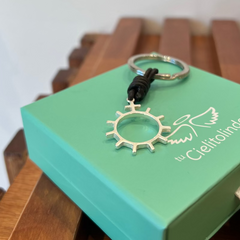 LORENZO - Silver Rosary Keychain