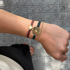 OUR FATHER DOR - Gold medal bracelet 22mm