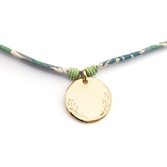 VIRGEN RAMITAS LIBERTY- collar medalla dorada 21mm