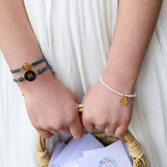 VIRGEN BISEL - 25mm silver medal bracelet