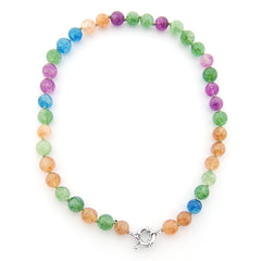 ZOE MINI - collar piedras mini plata