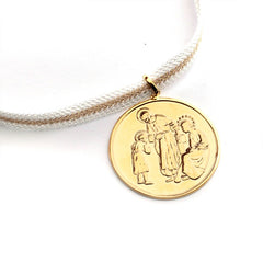 SAGRADA FAMILIA - medalla personalizable 35mm para el RAMO DE NOVIA