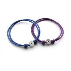 PACK of 5 round cross bracelets